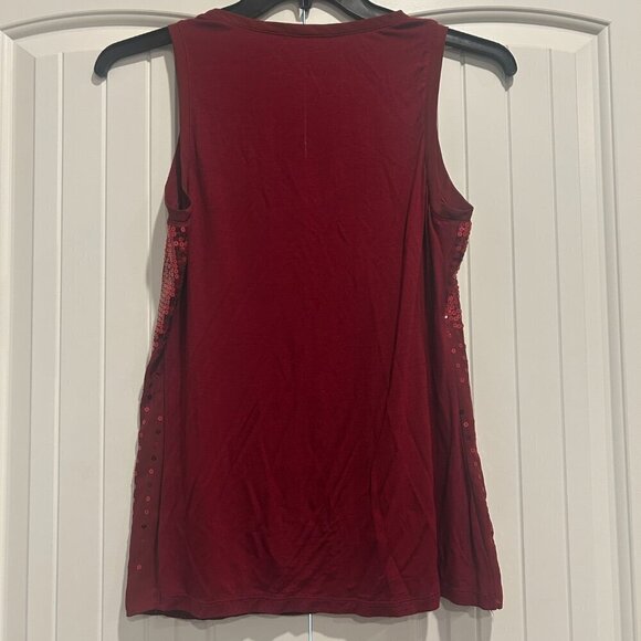 The Limited Red Sequin Tank Top Women’s Size S - Picture 6 of 7